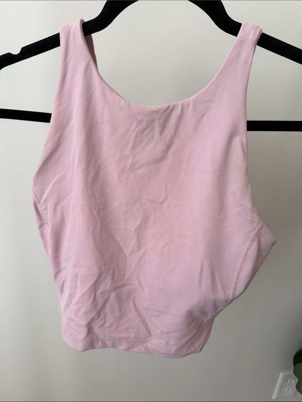 lululemon athletica Pale Pink Scoop Neck Tank